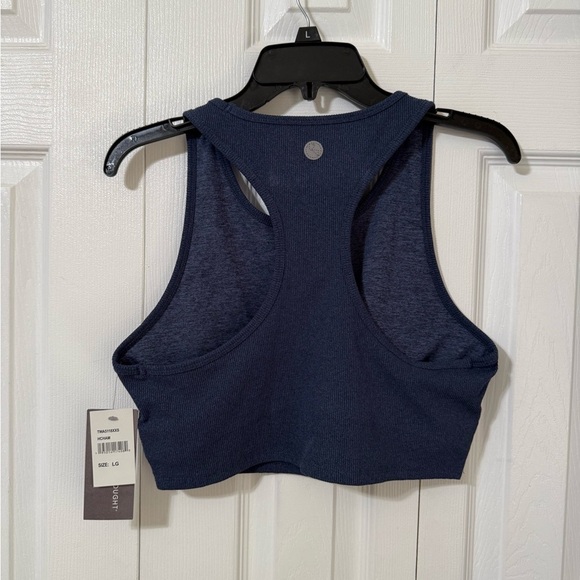 Threads 4 Thought Women’s Soft Compression ReActive Blue Non-padded Sports bra L - Picture 2 of 6